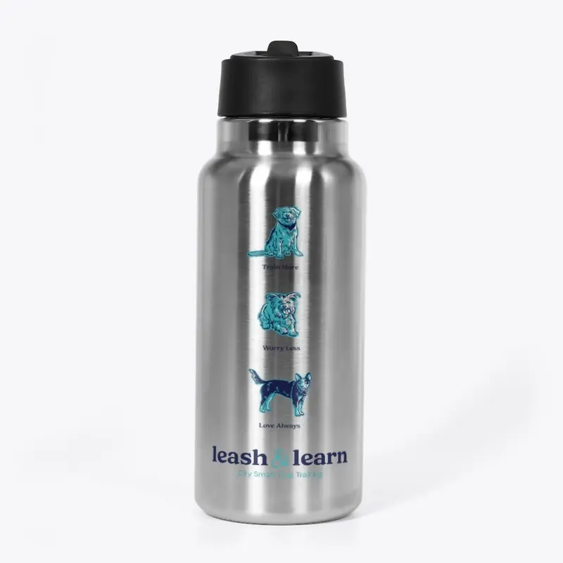 Love and Training Water Bottle